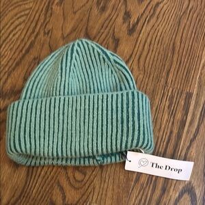 The Drop Women's Green Knit Beanie
